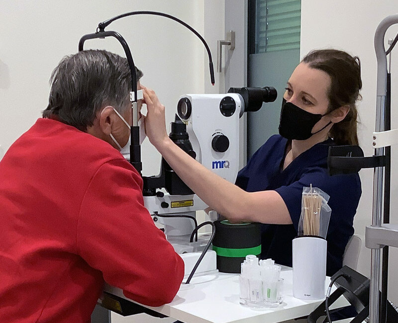 Lasertherapie Auge